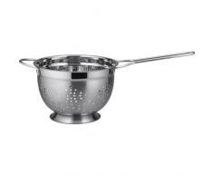 KAISERHOFF Edelstahl Küchensieb - 22 cm Ø - mit Griff - Nudelsieb - Seiher - Sieb