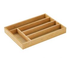 Zassenhaus 50325 Besteckkasten, 39 x 29 x 4,5 cm, Gummibaumholz hell