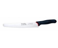 Giesser Messer PrimeLine Chef 25 cm Klingenlänge Universalmesser mit Wellenschliff mit 10 mm Wellenabstand Arbeitsmesser Aufschnittmesser - Profimesser