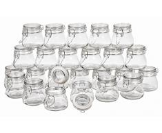 24 Vorratsglas Bügelverschluss 150ml Deckel VBS Großhandelspackung
