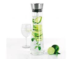 bremermann® Glaskaraffe 1 Liter mit extra Silikonring (Grün)