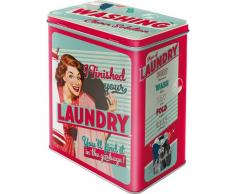Nostalgic-Art 30117 Say it 50s Finished Your Laundry, Vorratsdose L