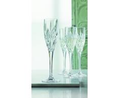 Spiegelau & Nachtmann, 4-teiliges Sektkelch-Set mit Schliffdekoration, Kristallglas, 140 ml, Imperial, 0093427-0
