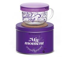 Ritzenhoff 3290001 My Moment Teeglas, 10 x 10 x 7,5 cm, mehrfarbig