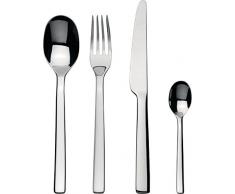 Alessi REB09S24O Vale Besteckgarnitur 24-teilig, Edelstahl glänzend poliert