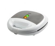 XL Familien Sandwich-Toaster Sandwichmaker mit Muschelplatten, für 4 Sandwiches, schwarz