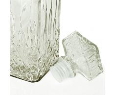 Klassische 900 ml 0,9 Liter Karaffe Glaskaraffe Whisky Cognac Flasche Whiskey Likör Wein Flasche