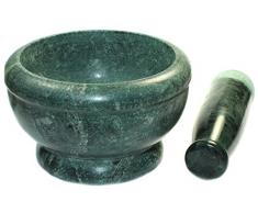 budawi® - Küchenmörser Mörser aus Serpentin 12 x 8 cm, schwerer , Räuchergefäß, Räucherschale