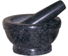 Fackelmann 48556 Mörser-Set, 2-teilig, granit