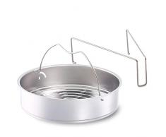 Fissler Schnellkochtopf Einsatz, Dünsteinsatz / Dämpfeinsatz gelocht / 22 cm Durchmesser, inklusive Dreibein / - 610-300-00-800/0