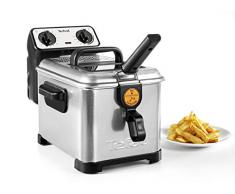 Tefal FR404830 Fritteuse, 4 l, rostfreier Edelstahl, herausnehmbarer Ãlbehälter, verdecktes Heizelem