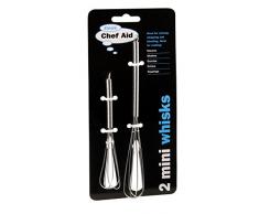 Chef Aid Chef Aid CH21325 - Set 2 Mini Schneebesen in Wei?