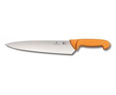 Victorinox Küchenmesser Swibo Kochmesser schwer Normaler Schliff gelb 31 cm Klingenlänge, 5.8451