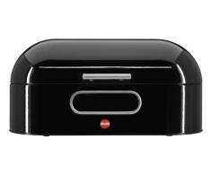 Hailo 0833-640 KitchenLine Brotkasten Oval, schwarz