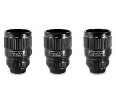 Thumbs Up LENSSHOT3 Espressoglas Kameraobjektiv, 3-er Pack