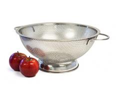 Culina Fein Perforiertes Edelstahl Küchensieb Seiher mit Griffen, 36,5cm