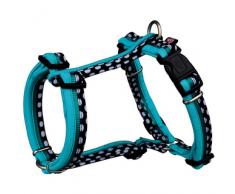 Trixie Freshline H-Geschirr Spot aquamarin/türkis/schwarz, Größe: XS-S