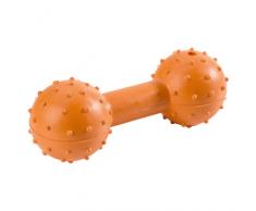 Hunter Smart Hundespielzeug Vollgummihantel mit Glocke orange
