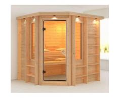 KARIBU Massivholzsauna »Cortona«, 218/198/212 cm, ohne Ofen