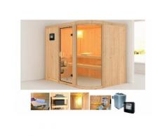 KARIBU Systemsauna »Parima 4«, 231/170/198 cm, 9-KW-Ofen mit ext. Steuerung