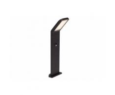 Brilliant Leuchten Panel LED Außensockelleuchte mit Bewegungsmelder schwarz IP44