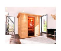 KARIBU Massivholzsauna »Anja«, 196/170/198 cm, 9-KW-Bio-Ofen mit ext. Steuerung