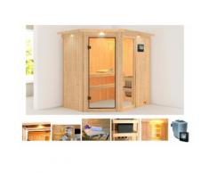 KONIFERA Systemsauna »Fiona 1«, 196/151/198 cm, 9-KW-Bio-Ofen mit ext. Steuerung
