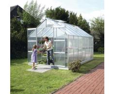 Vitavia Sparset: Gewächshaus »Uranus 11500«, BxT: 254x441 cm, alufarben