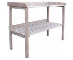 HABAU Pflanztisch , aus Kiefernholz, BxTxH: 98x48x95 cm, weiß