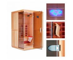 Home Deluxe Infrarotkabine »California L«, 130/120/195 cm, 40 mm, für bis zu 2 Personen