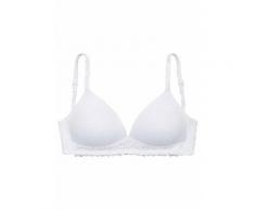 Petite Fleur Schalen-BH ohne Bügel mit Spitze entlang der Unterbrust