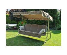 ANGERER FREIZEITMÖBEL Hollywoodschaukel »Comfort Style«, 3-Sitzer, braun