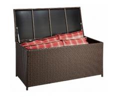 Auflagenbox »Rattan«, Polyrattan, braun