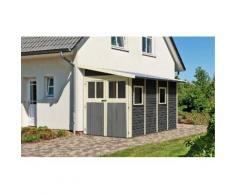 KARIBU Gartenhaus »Wandlitz 4«, BxT: 181x352 cm