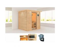 KARIBU Massivholzsauna »Anja«, 196/170/198 cm, 9-KW-Ofen mit ext. Steuerung