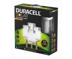 Duracell LED Solar Gartenlampe 4er Pack »GL024NP4DU 7,5 Lumen«