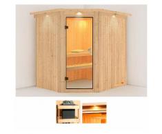 KARIBU Systemsauna »Holli«, 196/198/170 cm, 68 mm, ohne Ofen