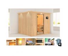 KARIBU Systemsauna »Nadine«, 196/178/198 cm, 9-KW-Ofen mit ext. Steuerung