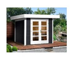 Weka Gartenhaus »Chill-Out Gr. 3«, BxT: 295x300 cm, anthrazit/weiß