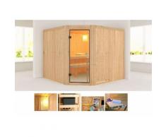 KARIBU Systemsauna »Farin«, 231/231/198 cm, ohne Ofen