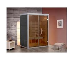 Weka Infrarotkabine »Grigio«, 148,5/101/206 cm, 50 mm, grau