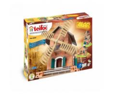 teifoc Steinbaukasten Solar-Haus-Windmühle 380 Teile
