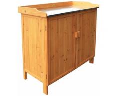 HABAU Pflanztisch , aus Holz, BxTxH: 98x48x95 cm, braun