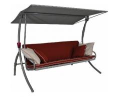 ANGERER FREIZEITMÖBEL Hollywoodschaukel »Elegance Style«, 3-Sitzer, rot