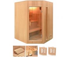 HOME DELUXE Elementsauna »Relax XL«, 150/150/200 cm, 50 mm, 4,5-KW-Ofen, int. Strg.