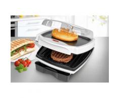 Gourmet Maxx Diät-Kontakt- & Tischgrill, 1100 Watt, weiß