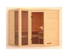 KARIBU Massivholzsauna »Amara«, 236/184/208 cm, ohne Ofen
