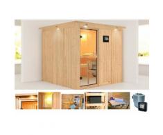 KONIFERA Systemsauna »Rodin«, 196/196/198 cm, 9-KW-Bio-Ofen mit ext. Steuerung