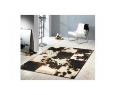 Designteppich »Svelvik«, Hanse Home, rechteckig, Höhe 9 mm, Kuhfell-Teppich Mosaik