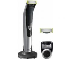 Philips Herrenrasierer OneBlade Pro QP6520/60, Akku, Wet&Dry, LED-Display, Präzisions-Trimmer, Ersatzklinge